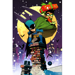 BATMAN 16 CVR F DAN MORA HOLIDAY CARD STOCK VAR