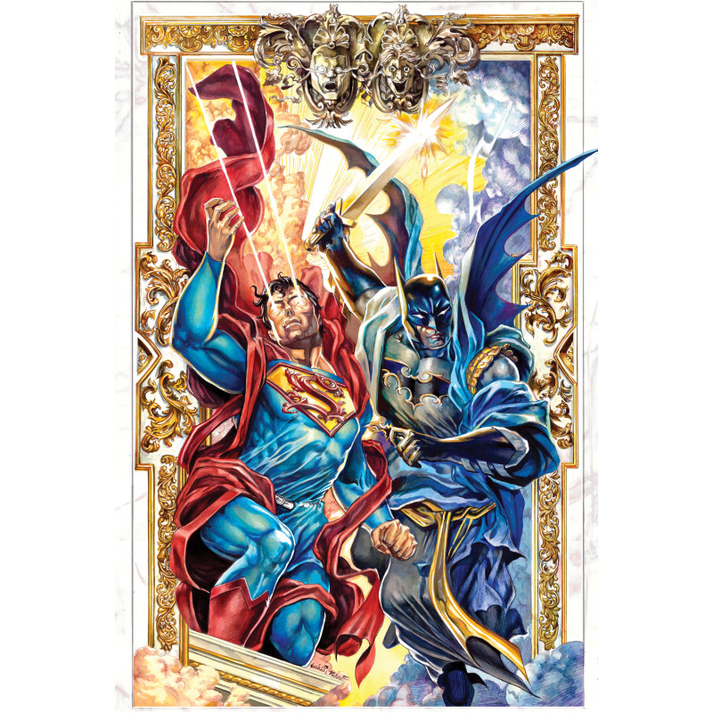 BATMAN SUPERMAN WORLDS FINEST 58 CVR B MARIO FOX FOCCILLO CARD STOCK VAR