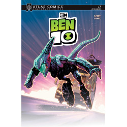 BEN 10 7 CVR H ROBERT CAREY ATLAS EDITION SIGNED BY JOE CASEY VAR