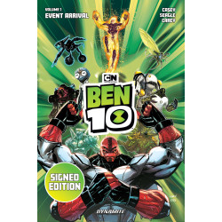 BEN 10 HC VOL 01 EVENT ARRIVAL SIGNED BY JOE CASEY AND STEVEN T SEAGLE CVR