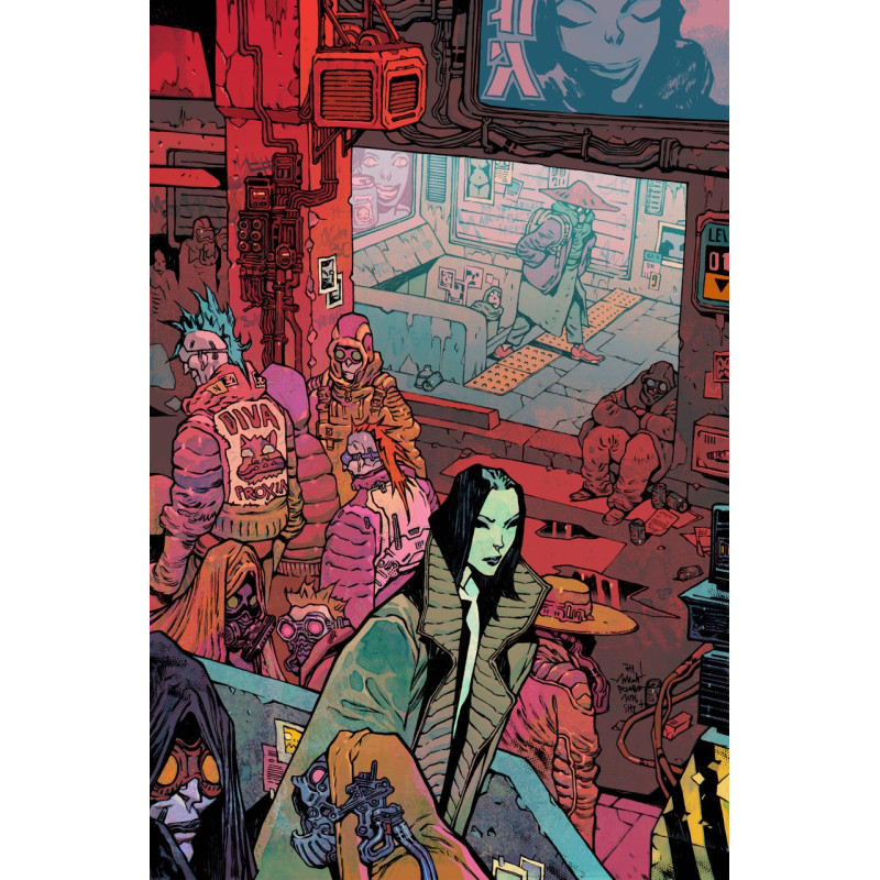 BLADE RUNNER TOKYO NEXUS DIE WITH HONOR 2 (OF 4) CVR D JAKUB REBELKA VIRGIN CARDSTOCK VAR