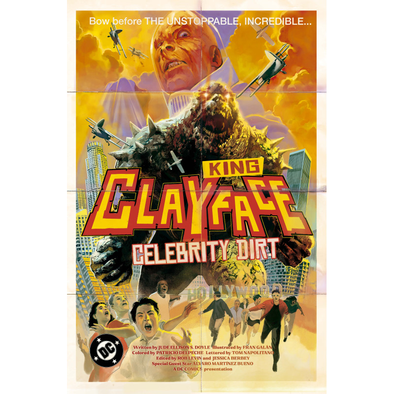 CLAYFACE CELEBRITY DIRT 6 (OF 6) CVR C ALVARO MARTINEZ BUENO CARD STOCK VAR