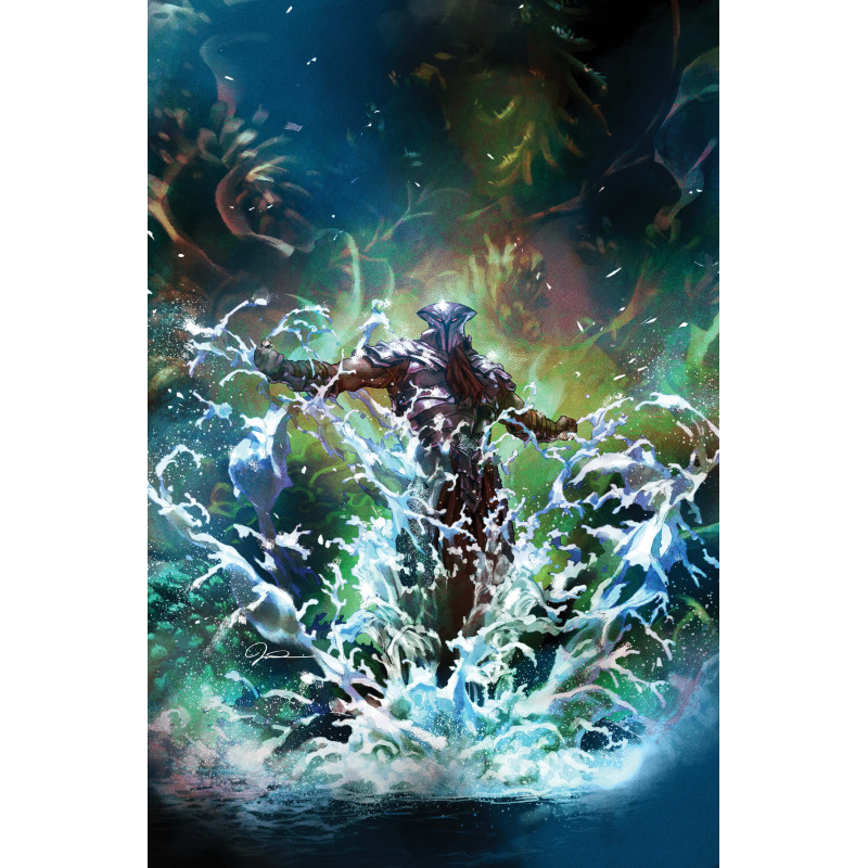 DARK KNIGHTS OF STEEL II 6 (OF 12) CVR D GERALD PAREL CARD STOCK VAR