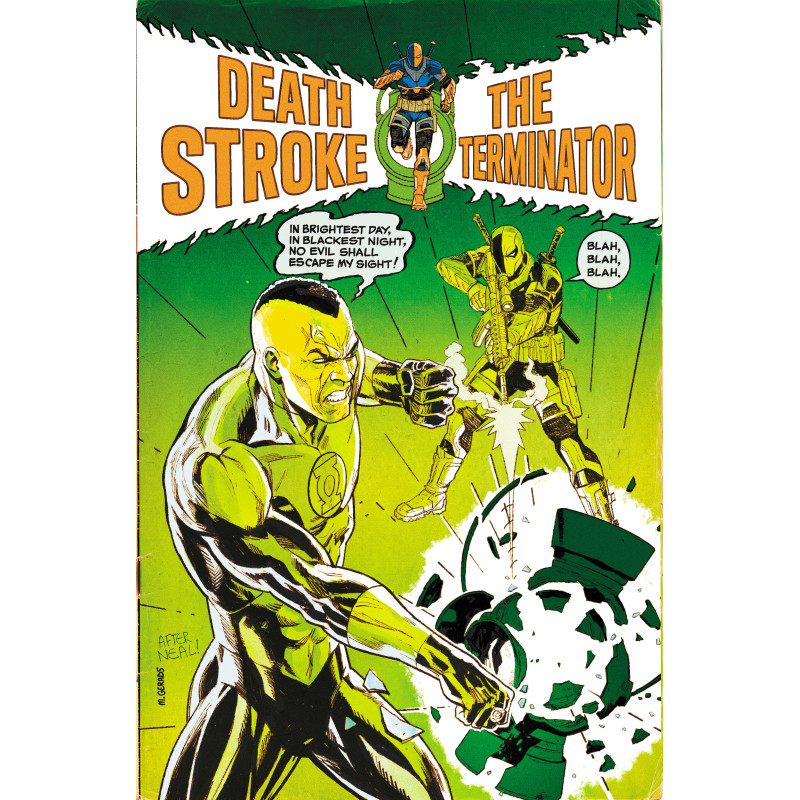DEATHSTROKE THE TERMINATOR 10 CVR B MITCH GERADS CARD STOCK VAR