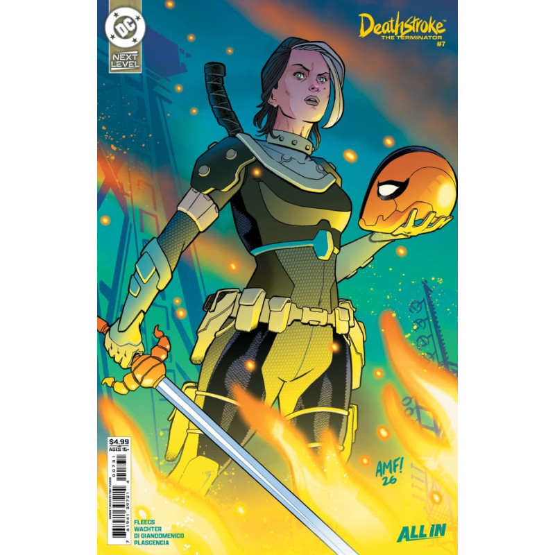 DF DEATHSTROKE THE TERMINATOR 7 VARIANT SIGNED BY TONY FLEECS Allocations may occur.