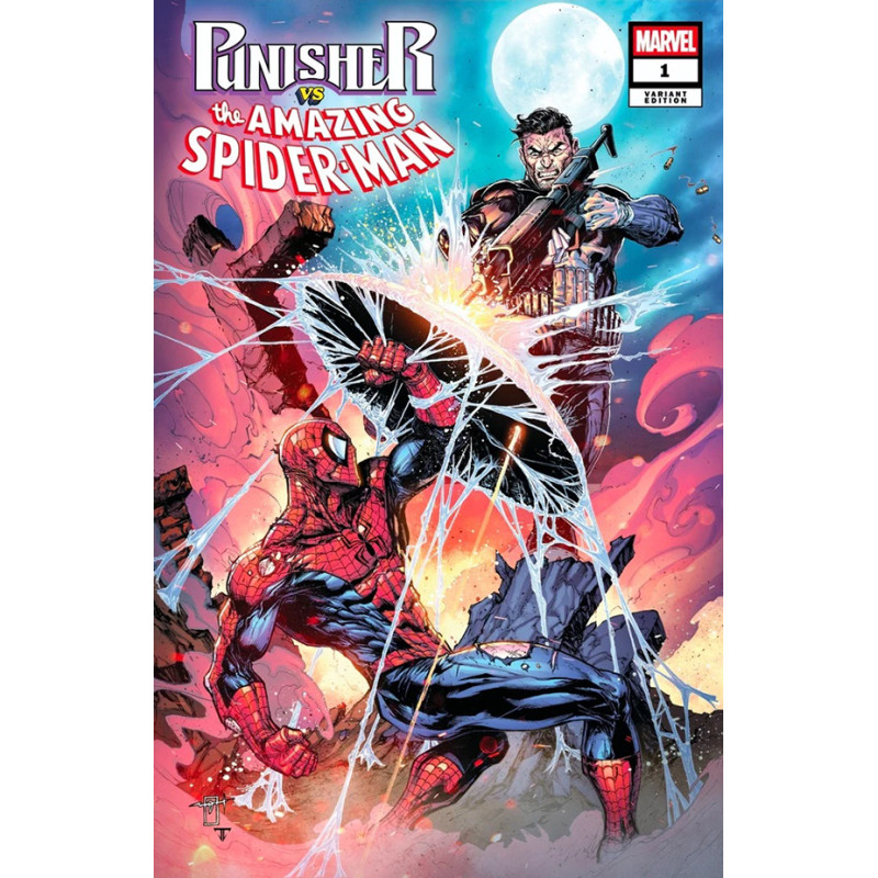 DF PUNISHER VS SPIDERMAN 1 JONATHAN URIBE COMICXPOSURE EXCLUSIVE Allocations may occur.