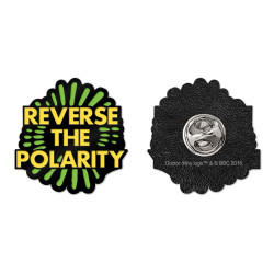 DOCTOR WHO REVERSE THE POARILITY ENAMEL PIN BADGE