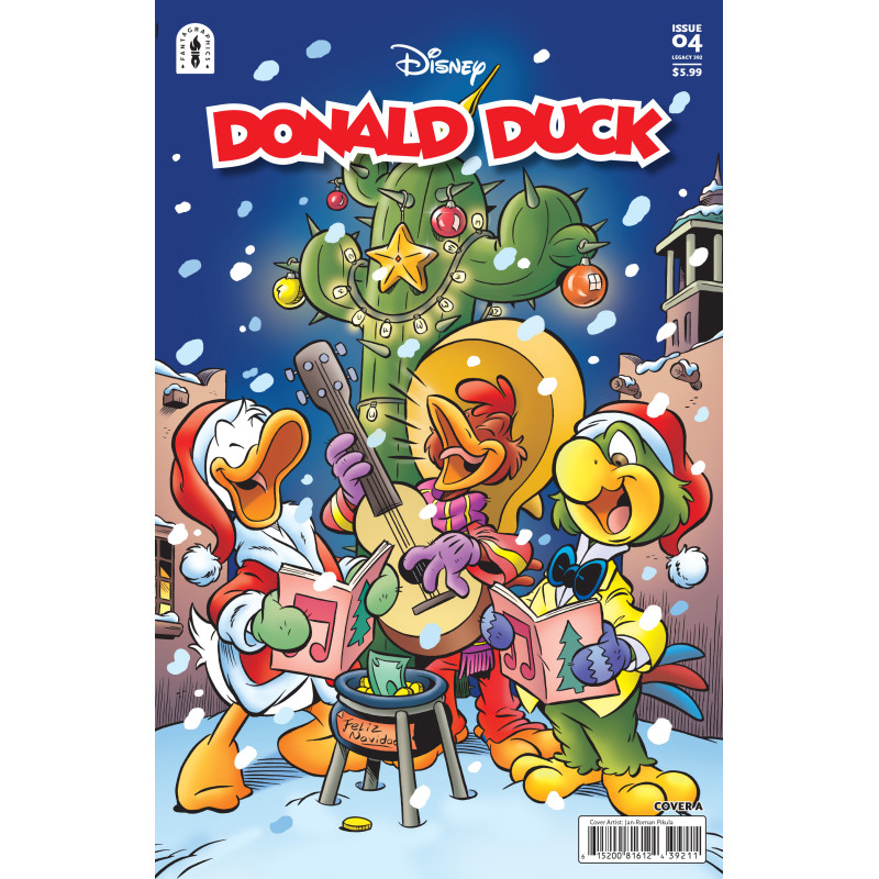 DONALD DUCK LEGACY 392 THE THREE CABALLEROS CHRISTMAS QUEST CVR A JAN ROMAN PIKULA