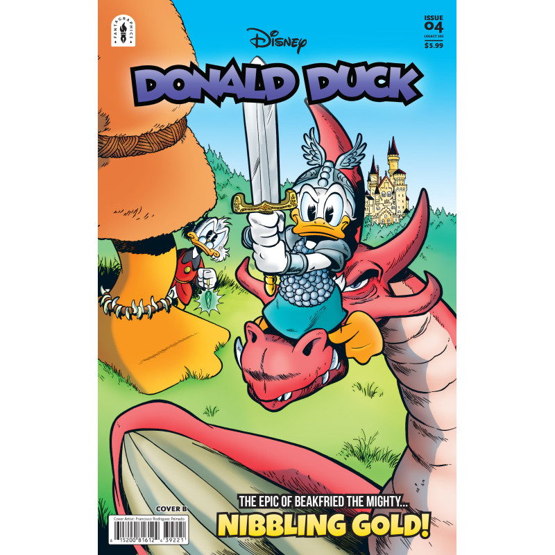 DONALD DUCK LEGACY 392 THE THREE CABALLEROS CHRISTMAS QUEST CVR B FANCISCO PACO RODRIGUEZ PEINADO VAR