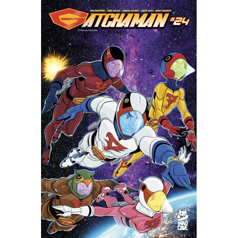 GATCHAMAN 24 CVR A CHRIS BATISTA SABRINA CINTRON TOM CHU