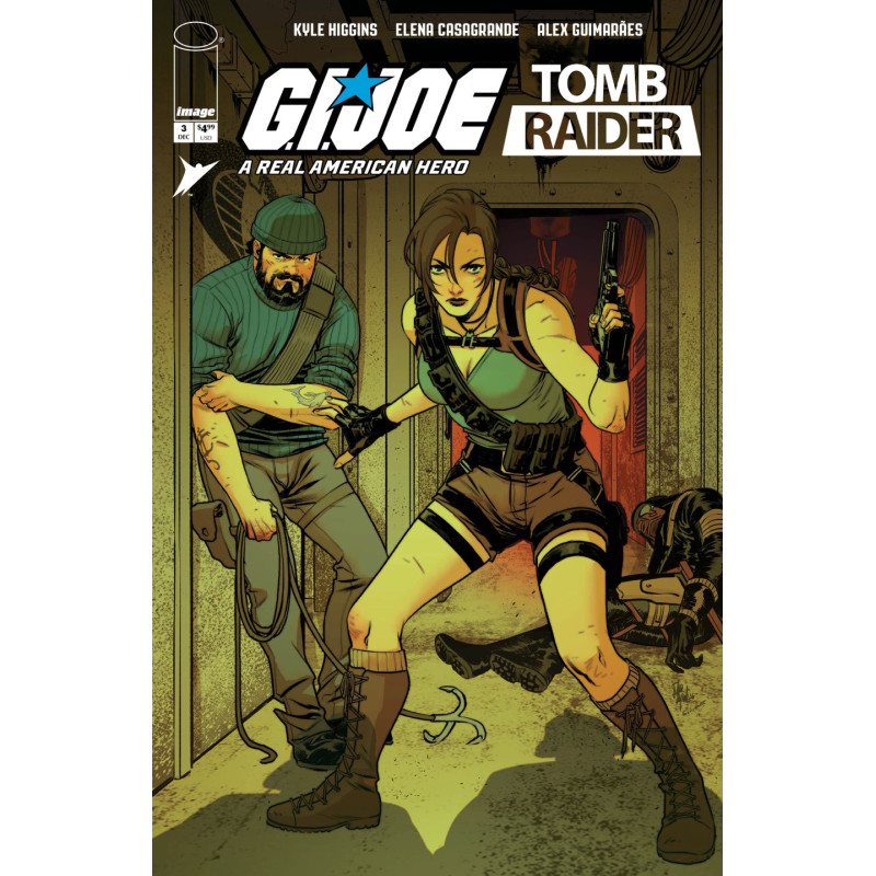 GI JOE A REAL AMERICAN HERO TOMB RAIDER 3 (OF 5) CVR A ELENA CASAGRANDE & ALEX GUIMARAES