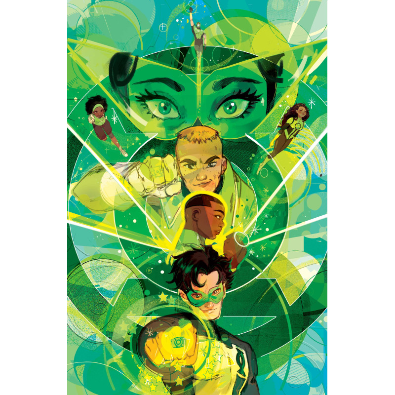GREEN LANTERN CORPS 23 CVR B NICOLETTA BALDARI CARD STOCK VAR (GREEN LANTERN FIRST LIGHT)