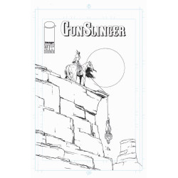 GUNSLINGER SPAWN 61 CVR B CARLO BARBERI B&W VAR