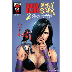 HACK SLASH MERCY SPARX CANON FODDER 1 (ONE SHOT) CVR C MATT MERHOFF VAR (MR)