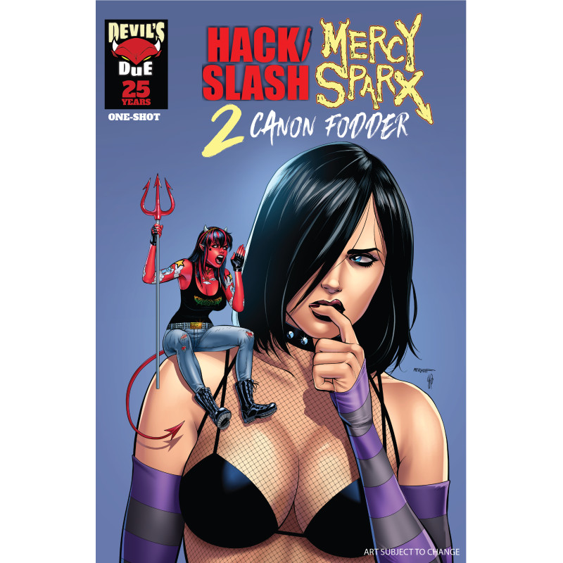 HACK SLASH MERCY SPARX CANON FODDER 1 (ONE SHOT) CVR C MATT MERHOFF VAR (MR)