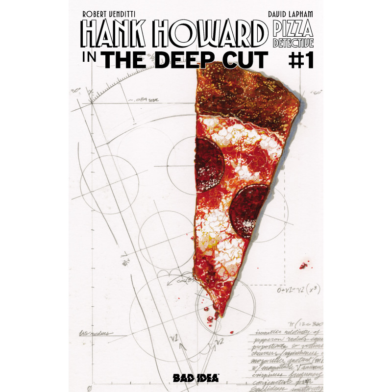HANK HOWARD PIZZA DETECTIVE THE DEEP CUT 1 (ONE SHOT) CVR B PIZZA BY RYAN SOOK VAR