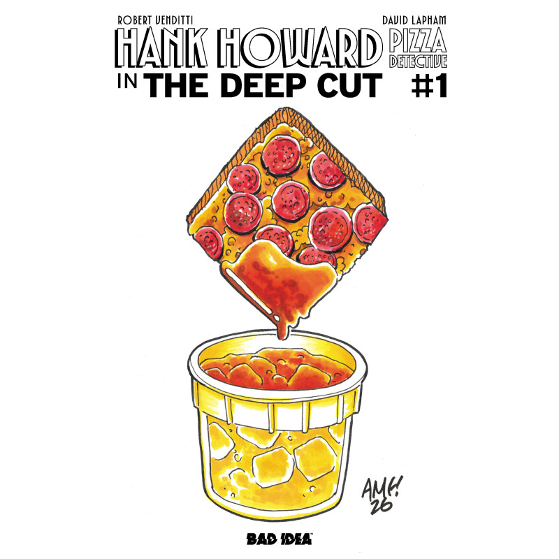HANK HOWARD PIZZA DETECTIVE THE DEEP CUT 1 (ONE SHOT) CVR D PIZZA BY TONY FLEECS VAR