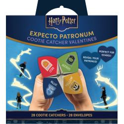 HARRY POTTER EXPECTO PATRONUM COOTIE CATCHER VALENTINES