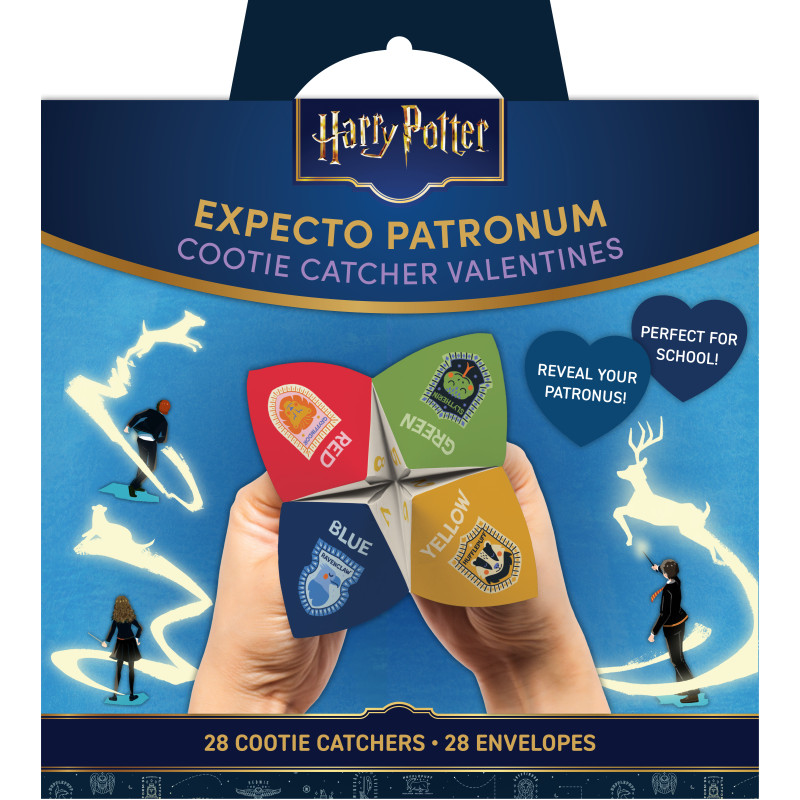 HARRY POTTER EXPECTO PATRONUM COOTIE CATCHER VALENTINES