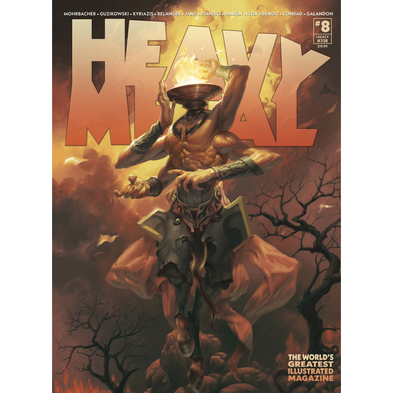 HEAVY METAL MAGAZINE 8 CVR A PETER MOHRBACHER (MR)