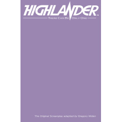 HIGHLANDER THE ORIGINAL SCREENPLAY 1 (OF 4) CVR F COLOR BLANK SKETCH VAR