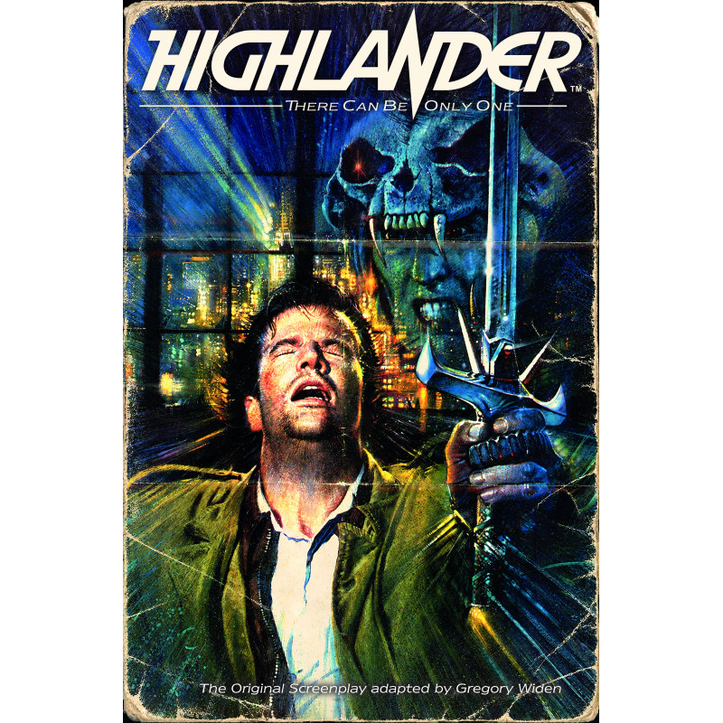 HIGHLANDER THE ORIGINAL SCREENPLAY 1 (OF 4) CVR L ORIGINAL POSTER BRIAN BYSOUTH FOIL VAR
