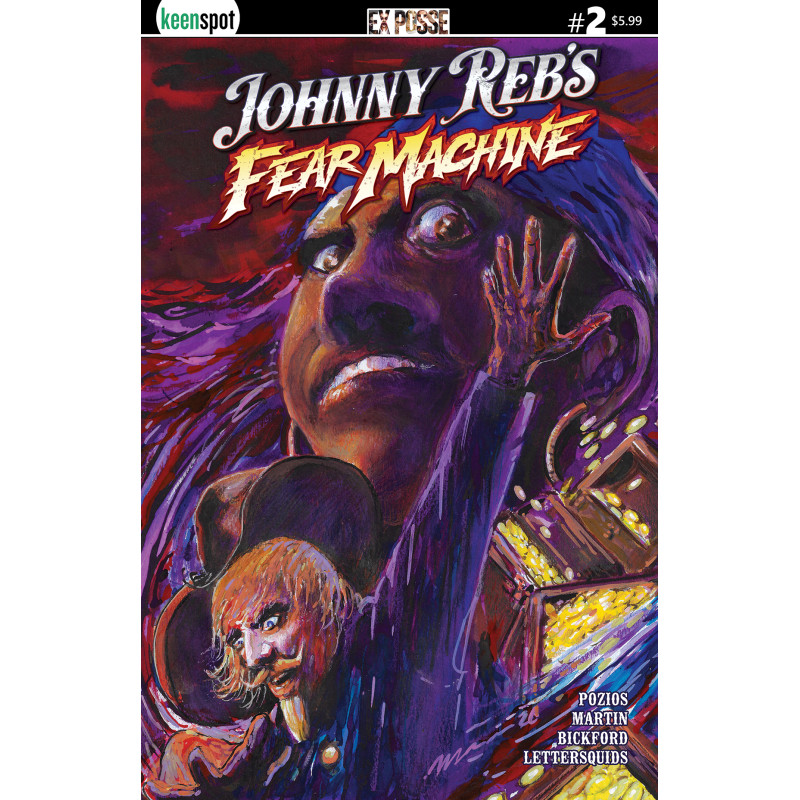 JOHNNY REBS FEAR MACHINE 2 CVR B MANUEL MARTIN PENICHE VAR