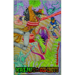 KAIJUS AND COWBOYS 3 (OF 12) CVR C HEATHER EWERS TAPESTRY VAR