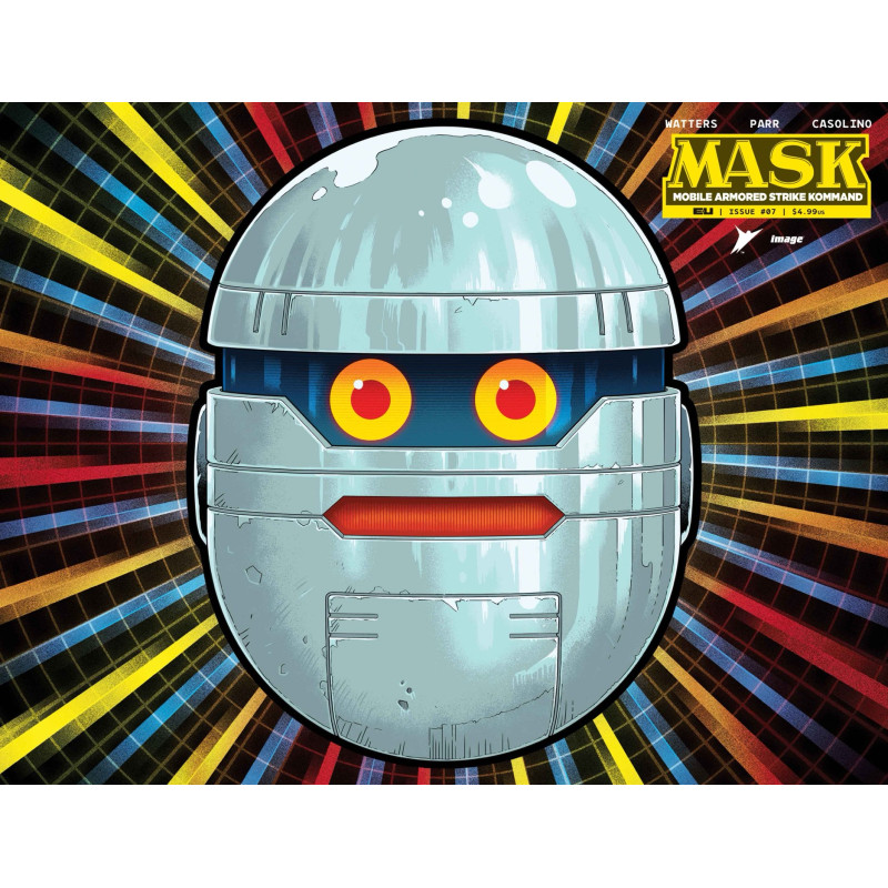 MASK 7 CVR H PYE PARR & LUKE PREECE DIE CUT MASK VAR