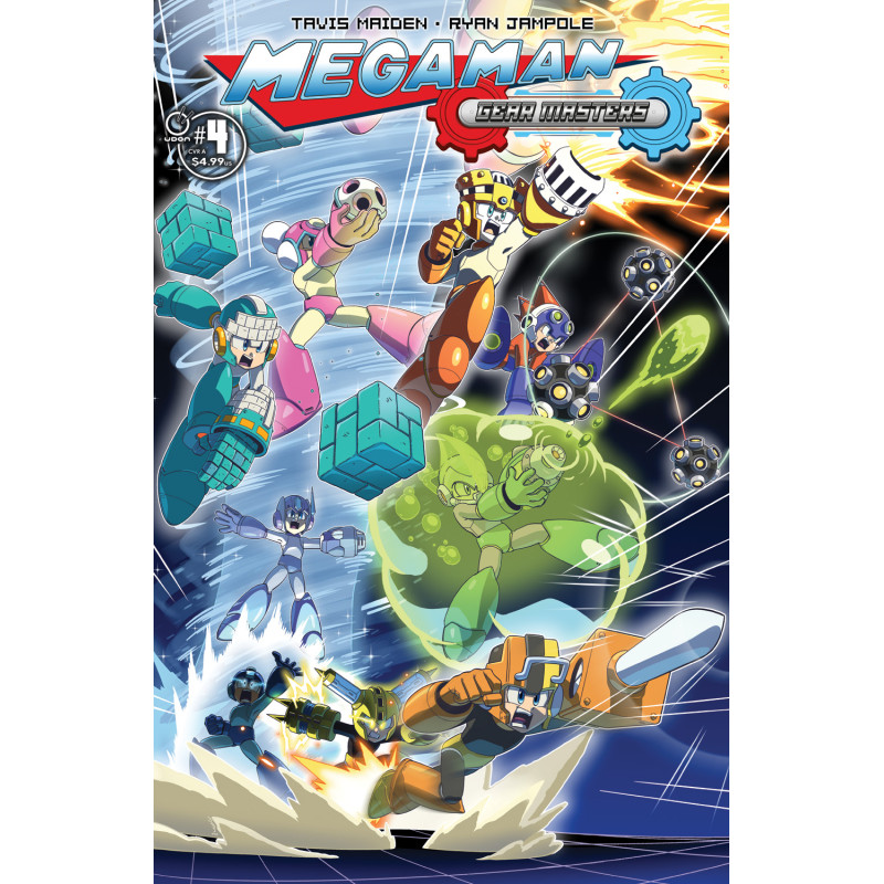MEGA MAN GEAR MASTERS 4 (OF 5) CVR A RYAN JAMPOLE