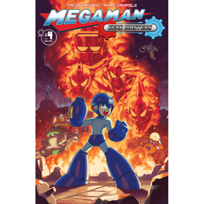 MEGA MAN GEAR MASTERS 4 (OF 5) CVR B SIMON S ANDERSON VAR