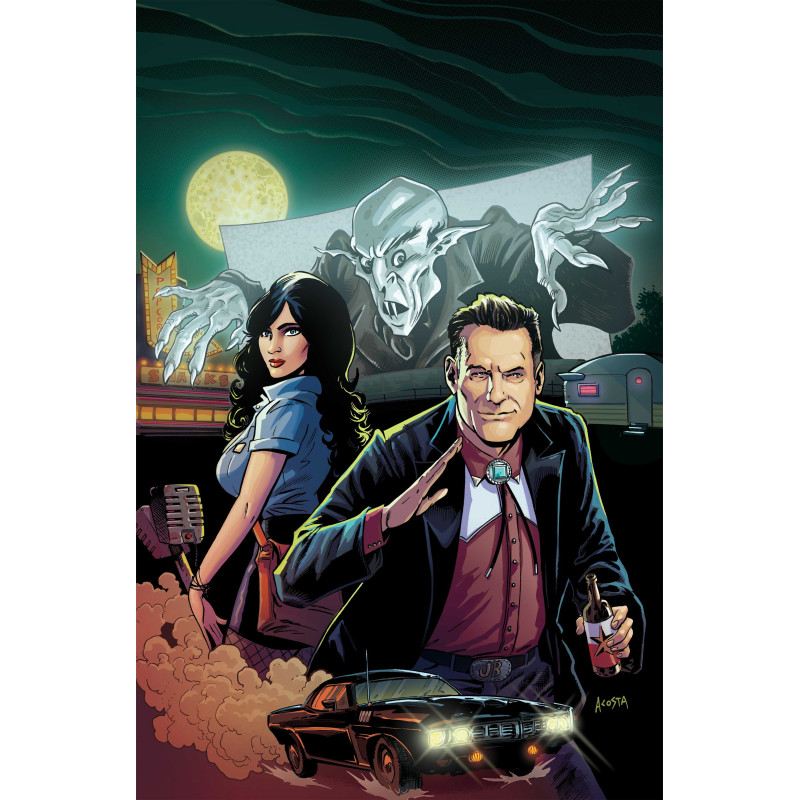 MONSTERVISION FEATURING JOE BOB BRIGGS AND DARCY 1 CVR G DAVE ACOSTA LTD VIRGIN VAR