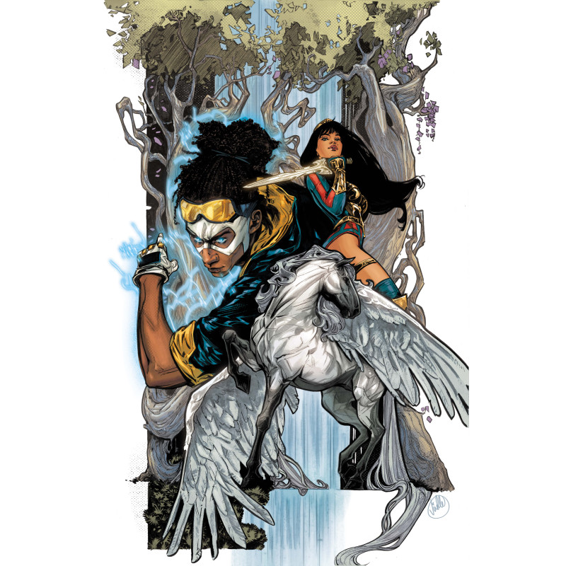 NEW TITANS 42 CVR B JOELLE JONES CARD STOCK VAR
