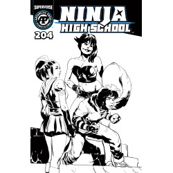 NINJA HIGH SCHOOL 204 CVR B BRIAN DENHAM HOMAGE VAR