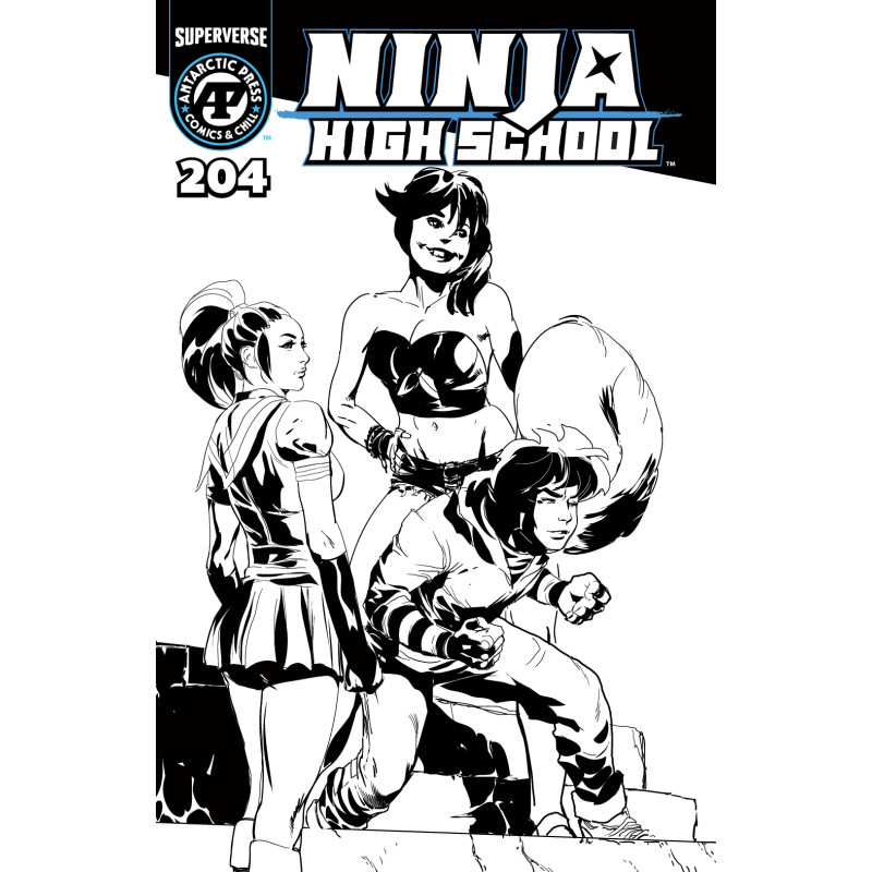 NINJA HIGH SCHOOL 204 CVR B BRIAN DENHAM HOMAGE VAR