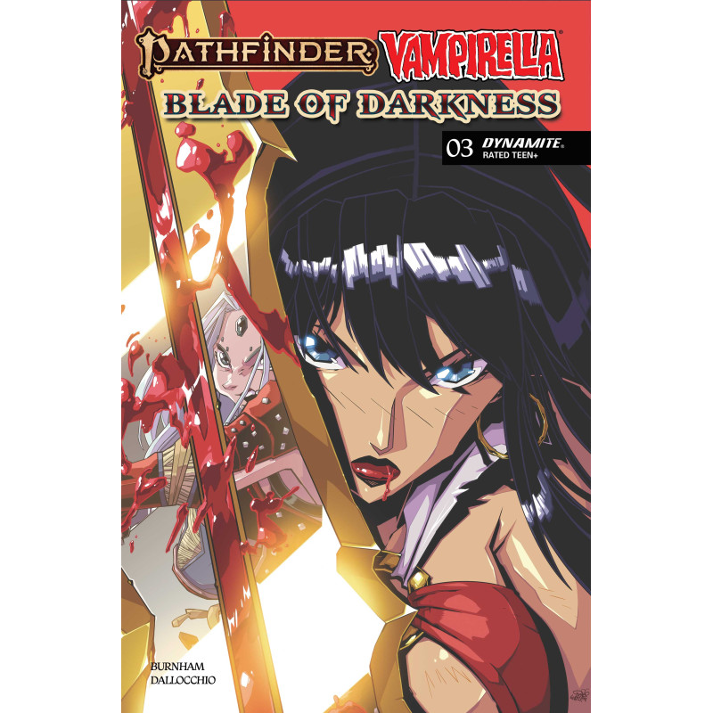 PATHFINDER VAMPIRELLA BLADE OF DARKNESS 3 CVR B ANDREW HUERTA VAR