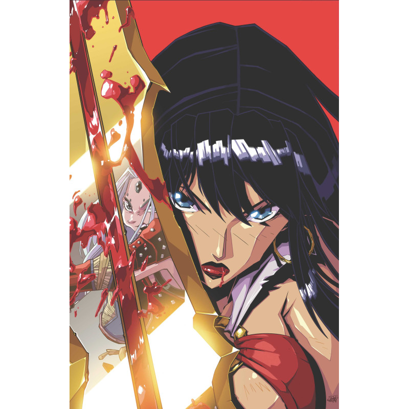 PATHFINDER VAMPIRELLA BLADE OF DARKNESS 3 CVR E ANDREW HUERTA LTD VIRGIN VAR