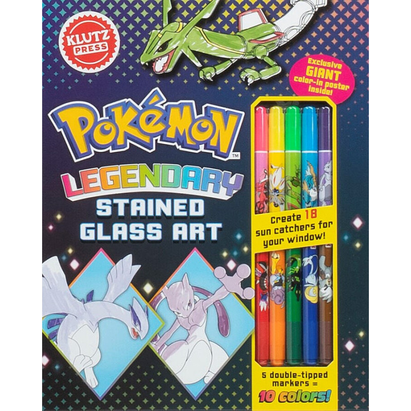 POKEMON LEGENDARY STAINED GLASS HC