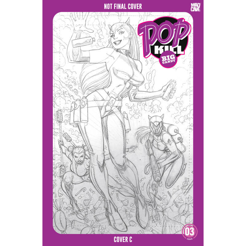 POP KILL BIG CANDY 3 (OF 4) CVR C ART ADAMS VAR (MR)