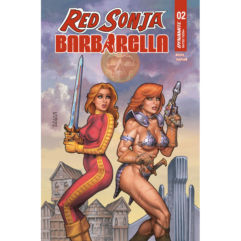 RED SONJA BARBARELLA 2 CVR A JOSEPH MICHAEL LINSNER