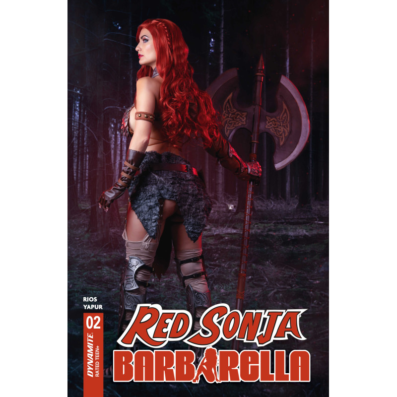 RED SONJA BARBARELLA 2 CVR D COSPLAY IVY RED SONJA VAR
