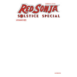 RED SONJA SOLSTICE SPECIAL 1 (ONE SHOT) CVR D BLANK AUTHENTIX VAR
