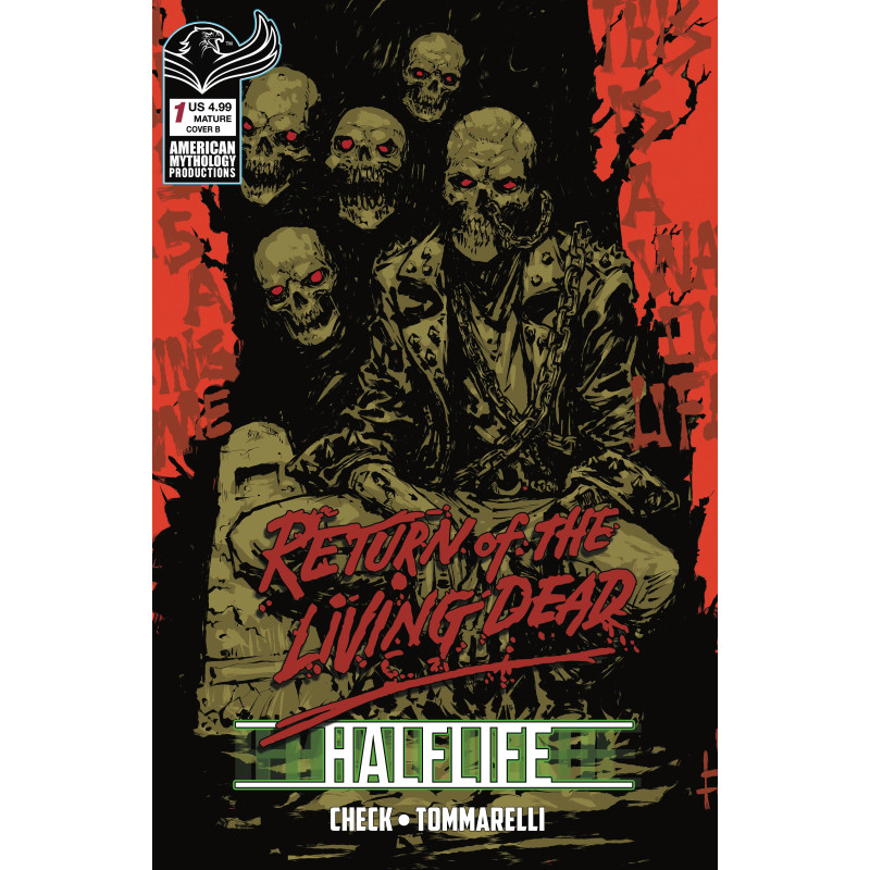 RETURN LIVING DEAD HALFLIFE 1 CVR B GODMACHINE VAR (MR)