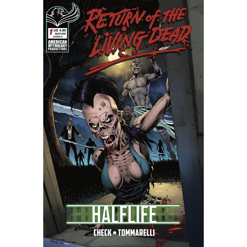 RETURN LIVING DEAD HALFLIFE 1 CVR E RICHARD BONK VAR (MR)