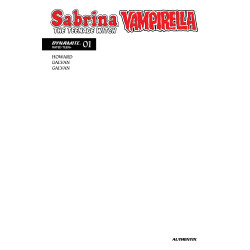 SABRINA THE TEENAGE WITCH VAMPIRELLA 1 CVR F BLANK AUTHENTIX VAR