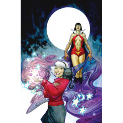 SABRINA THE TEENAGE WITCH VAMPIRELLA 1 CVR H ERIC POWELL FOIL VIRGIN VAR