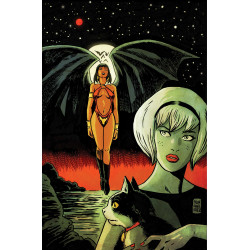 SABRINA THE TEENAGE WITCH VAMPIRELLA 1 CVR I FRANCESCO FRANCAVILLA METAL PREMIUM VAR