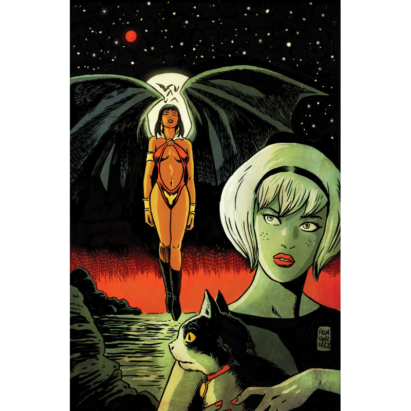 SABRINA THE TEENAGE WITCH VAMPIRELLA 1 CVR J FRANCESCO FRANCAVILLA LTD VIRGIN VAR