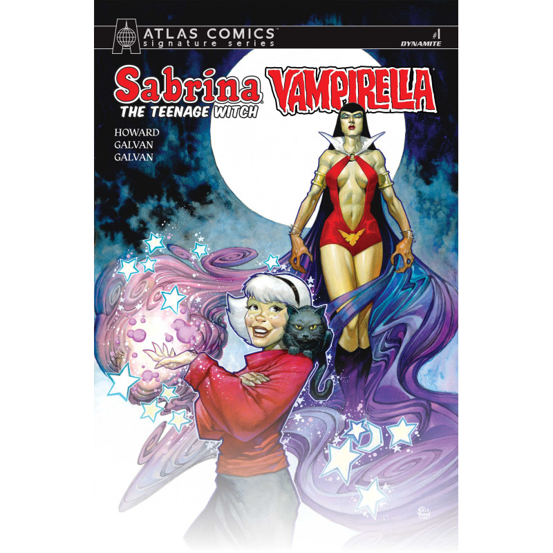 SABRINA THE TEENAGE WITCH VAMPIRELLA 1 CVR L ERIC POWELL ATLAS EDITION SIGNED BY TINI HOWARD VAR