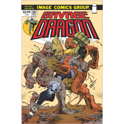 SAVAGE DRAGON 285 CVR B ERIK LARSEN RETRO VAR (MR)